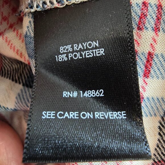 Torrid Challis Back Criss Cross Tank - Summer Plaid - Picture 7 of 7